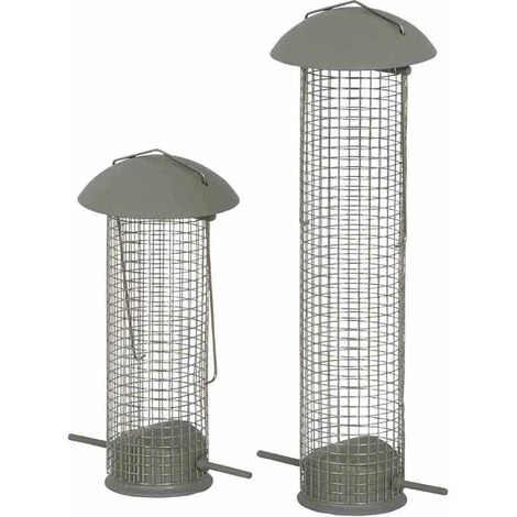 SIENA GARDEN Vogelfuttersäule Iron Line Für Nüsse, 22 Cm 5 SIENA GARDEN Vogelfuttersäule Iron Line Für Nüsse, 22 Cm – Bild 3