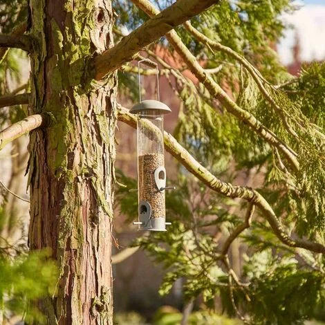 SIENA GARDEN Vogelfuttersäule Iron Line Für Mischfutter, 32,5cm 7 SIENA GARDEN Vogelfuttersäule Iron Line Für Mischfutter, 32,5cm – Bild 5