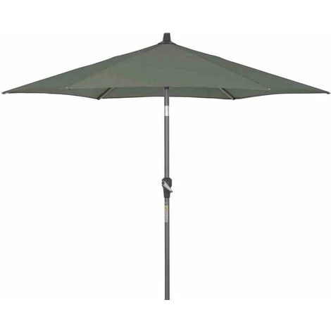 SIENA GARDEN Avio Mittelstockschirm Anthrazit/olive Ø 250cm Gestell Alu Anthrazit, Streben Stahl, Bezug 100% Polyester, 220g/m² Olive, Lichtschutzfaktor UPF 50+ 4 SIENA GARDEN Avio Mittelstockschirm Anthrazit/olive Ø 250cm Gestell Alu Anthrazit, Streben Stahl, Bezug 100% Polyester, 220g/m² Olive, Lichtschutzfaktor UPF 50+ – Bild 2