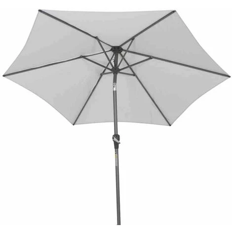 SIENA GARDEN Avio Mittelstockschirm Anthrazit/stone Ø 250cm Gestell Alu Anthrazit, Streben Stahl, Bezug 100% Polyester, 220g/m² Stone, Lichtschutzfaktor UPF 50+ 5 SIENA GARDEN Avio Mittelstockschirm Anthrazit/stone Ø 250cm Gestell Alu Anthrazit, Streben Stahl, Bezug 100% Polyester, 220g/m² Stone, Lichtschutzfaktor UPF 50+ – Bild 3