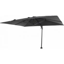 SIENA GARDEN Sunset N+ Ampelschirm Anthrazit/anthrazit 350x260cm Gestell Aluminium Anthrazit, Bezug 100% Polyester, 300g/m² In Anthrazit, PU-beschichtet, UPF 50+