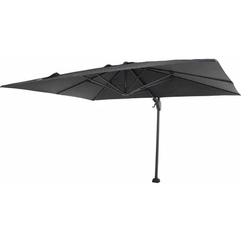 SIENA GARDEN Sunset N+ Ampelschirm Anthrazit/anthrazit 350x260cm Gestell Aluminium Anthrazit, Bezug 100% Polyester, 300g/m² In Anthrazit, PU-beschichtet, UPF 50+ 3 SIENA GARDEN Sunset N+ Ampelschirm Anthrazit/anthrazit 350x260cm Gestell Aluminium Anthrazit, Bezug 100% Polyester, 300g/m² In Anthrazit, PU-beschichtet, UPF 50+