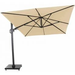 SIENA GARDEN Sunset N+ Ampelschirm Anthrazit/ecru 350x260cm Gestell Aluminium Anthrazit, Bezug 100% Polyester, 300g/m² In Ecru, PU-beschichtet, UPF 50+ 10 SIENA GARDEN Sunset N+ Ampelschirm Anthrazit/ecru 350x260cm Gestell Aluminium Anthrazit, Bezug 100% Polyester, 300g/m² In Ecru, PU-beschichtet, UPF 50+ -SIENA GARDEN Shop 41373834 4