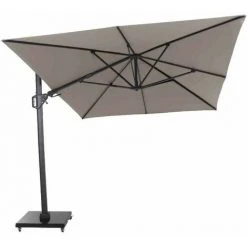 SIENA GARDEN Sunset N+ Ampelschirm Anthrazit/taupe 350x260cm Gestell Aluminium Anthrazit, Bezug 100% Polyester, 300g/m² In Taupe, PU-beschichtet, UPF 50+ 10 SIENA GARDEN Sunset N+ Ampelschirm Anthrazit/taupe 350x260cm Gestell Aluminium Anthrazit, Bezug 100% Polyester, 300g/m² In Taupe, PU-beschichtet, UPF 50+ -SIENA GARDEN Shop 41373835 4