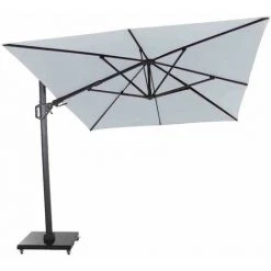 SIENA GARDEN Sunset N+ Ampelschirm Anthrazit/stone 350x260cm Gestell Aluminium Anthrazit, Bezug 100% Polyester, 300g/m² In Stone, PU-beschichtet, UPF 50+ -SIENA GARDEN Shop 41373838 4