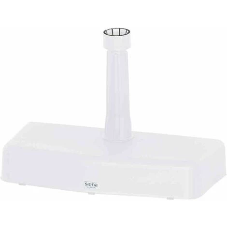 SIENA GARDEN Balkonständer 20 Kg, Weiß Kunststoffrohr 18-38 Mm 3 SIENA GARDEN Balkonständer 20 Kg, Weiß Kunststoffrohr 18-38 Mm