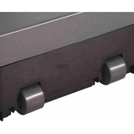 SIENA GARDEN Schirmständer 45 Kg Eckig, Anthrazit Kunststoffrohr 19-54 Mm, Mit Rollen Und Handmulden, Füllbar Mit Sand 6 SIENA GARDEN Schirmständer 45 Kg Eckig, Anthrazit Kunststoffrohr 19-54 Mm, Mit Rollen Und Handmulden, Füllbar Mit Sand – Bild 4