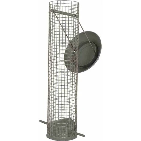 SIENA GARDEN Vogelfuttersäule Iron Line Für Nüsse, 32,5cm 4 SIENA GARDEN Vogelfuttersäule Iron Line Für Nüsse, 32,5cm – Bild 2