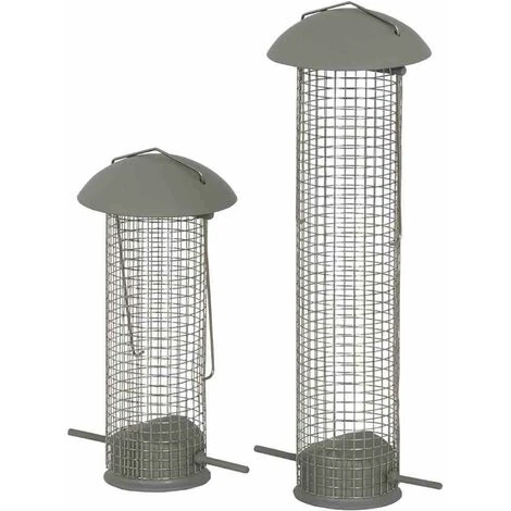 SIENA GARDEN Vogelfuttersäule Iron Line Für Nüsse, 32,5cm 5 SIENA GARDEN Vogelfuttersäule Iron Line Für Nüsse, 32,5cm – Bild 3