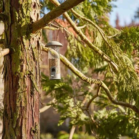 SIENA GARDEN Vogelfuttersäule Iron Line Für Mischfutter, 22cm 7 SIENA GARDEN Vogelfuttersäule Iron Line Für Mischfutter, 22cm – Bild 5