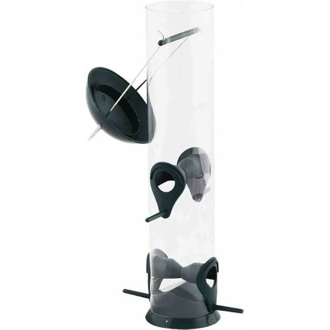 SIENA GARDEN Vogelfuttersäule Basic Line Für Mischfutter, 38cm 4 SIENA GARDEN Vogelfuttersäule Basic Line Für Mischfutter, 38cm – Bild 2