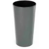 SIENA GARDEN Pflanzgefäß LILLE, Anthrazit Hochglanzoptik, Ø 25 X 46,5 Cm Kunststoffgefäß Mit Einsatz -SIENA GARDEN Shop 41373945 1