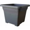 SIENA GARDEN Topf QUADRO 48 X 48 X 38,2 Cm, Anthrazit Quadratisches Kunststoffgefäß Mit Bodenlöchern -SIENA GARDEN Shop 41374011 1