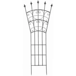 SIENA GARDEN Rankgitter, Metall Anthrazit, Unterverzinkt 60 X 156 Cm