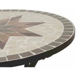 SIENA GARDEN Stella Tisch Ø 60x71 Cm Gestell Stahl Matt-schwarz, Tischplatte Keramik. -SIENA GARDEN Shop 41374322 3