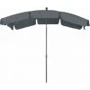 SIENA GARDEN Tropico Mittelstockschirm Anthrazit/grau 210x140cm Gestell Stahl Anthrazit, Bezug 100% Polyester, 180g/m² In Grau, Lichtschutzfaktor UPF 50+ 2 SIENA GARDEN Tropico Mittelstockschirm Anthrazit/grau 210x140cm Gestell Stahl Anthrazit, Bezug 100% Polyester, 180g/m² In Grau, Lichtschutzfaktor UPF 50+ -SIENA GARDEN Shop 41374494 1