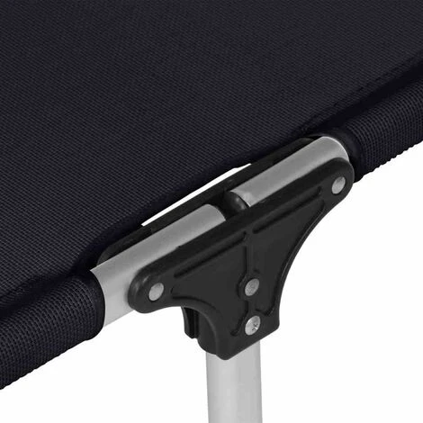 SIENA GARDEN Alu-XXL Dreibeinliege Gestell Aluminium Silber, Fläche Ranotex®-Gewebe Schwarz 6 SIENA GARDEN Alu-XXL Dreibeinliege Gestell Aluminium Silber, Fläche Ranotex®-Gewebe Schwarz – Bild 4