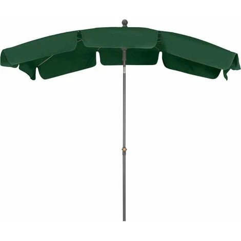 SIENA GARDEN Tropico Mittelstockschirm Anthrazit/grün 210x140cm Gestell Stahl Anthrazit, Bezug 100% Polyester, 180g/m² In Grün, Lichtschutzfaktor UPF 50+ 3 SIENA GARDEN Tropico Mittelstockschirm Anthrazit/grün 210x140cm Gestell Stahl Anthrazit, Bezug 100% Polyester, 180g/m² In Grün, Lichtschutzfaktor UPF 50+