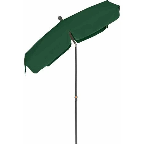 SIENA GARDEN Tropico Mittelstockschirm Anthrazit/grün 210x140cm Gestell Stahl Anthrazit, Bezug 100% Polyester, 180g/m² In Grün, Lichtschutzfaktor UPF 50+ 7 SIENA GARDEN Tropico Mittelstockschirm Anthrazit/grün 210x140cm Gestell Stahl Anthrazit, Bezug 100% Polyester, 180g/m² In Grün, Lichtschutzfaktor UPF 50+ – Bild 5