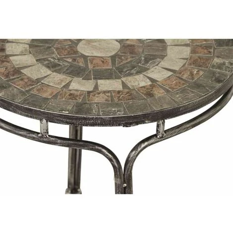 SIENA GARDEN Felina Stapelstuhl Gestell Stahl Silber-schwarz, Fläche Keramik Mehrfarbig 4 SIENA GARDEN Felina Stapelstuhl Gestell Stahl Silber-schwarz, Fläche Keramik Mehrfarbig – Bild 2