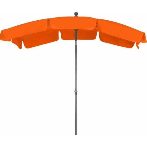 SIENA GARDEN Tropico Mittelstockschirm Anthrazit/terracotta 210x140cm Gestell Stahl Anthrazit, Bezug 100% Polyester, 180g/m² In Terracotta, Lichtschutzfaktor UPF 50+ 3 SIENA GARDEN Tropico Mittelstockschirm Anthrazit/terracotta 210x140cm Gestell Stahl Anthrazit, Bezug 100% Polyester, 180g/m² In Terracotta, Lichtschutzfaktor UPF 50+