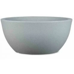 SIENA GARDEN Pflanzschale Blumentopf Ø 40cm Kunststoff Steinoptik In Grau Pflanzgefäß