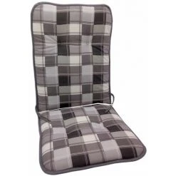 Siena Garden Auflage Mirach Karo Grau 109x46cm Polsterauflage Niederlehner