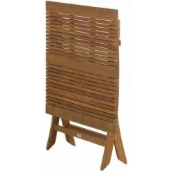 SIENA GARDEN Falun Klapptisch 80x80x74 Cm Gestell Und Tischplatte Akazienholz Natur Geölt -SIENA GARDEN Shop 45060258 2