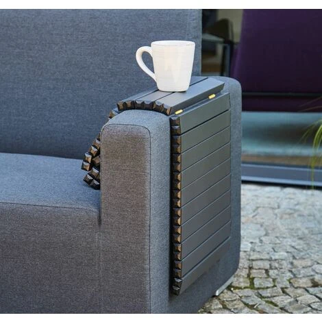 SIENA GARDEN Rolltablett Delano, 40x89x2 Cm Serviertablett Dekotablett Ablagefläche 4 SIENA GARDEN Rolltablett Delano, 40x89x2 Cm Serviertablett Dekotablett Ablagefläche – Bild 2