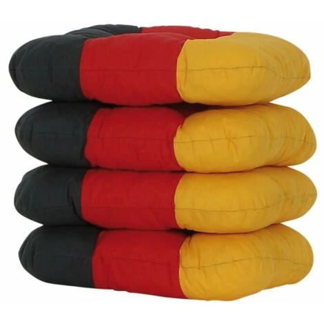 SIENA GARDEN WM Sitzkissen Deutschland 4 Stk. Fanartikel Fussball Stuhlkissen Stadionkissen 5 SIENA GARDEN WM Sitzkissen Deutschland 4 Stk. Fanartikel Fussball Stuhlkissen Stadionkissen – Bild 3