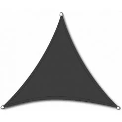 SIENA GARDEN Solino Sonnensegel Grau 180g/m² HDPE, 3-eckig, 3,6x3,6x3,6m