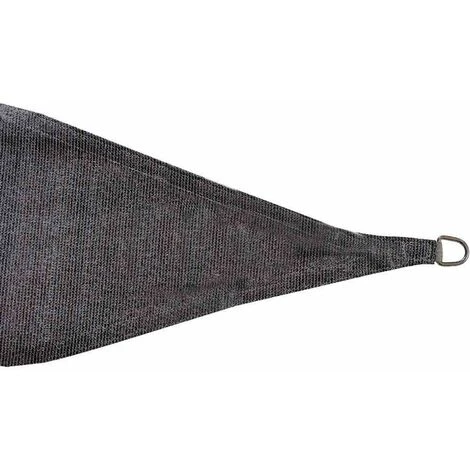 SIENA GARDEN Solino Sonnensegel Grau 180g/m² HDPE, 3-eckig, 3,6x3,6x3,6m 4 SIENA GARDEN Solino Sonnensegel Grau 180g/m² HDPE, 3-eckig, 3,6x3,6x3,6m – Bild 2