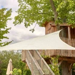 SIENA GARDEN Solino Sonnensegel Ecru 180g/m² HDPE, 3-eckig, 3,6x3,6x3,6m -SIENA GARDEN Shop 45811452 4