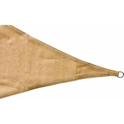 SIENA GARDEN Solino Sonnensegel Sand 180g/m² HDPE, 3-eckig, 5x5x5m 4 SIENA GARDEN Solino Sonnensegel Sand 180g/m² HDPE, 3-eckig, 5x5x5m – Bild 2