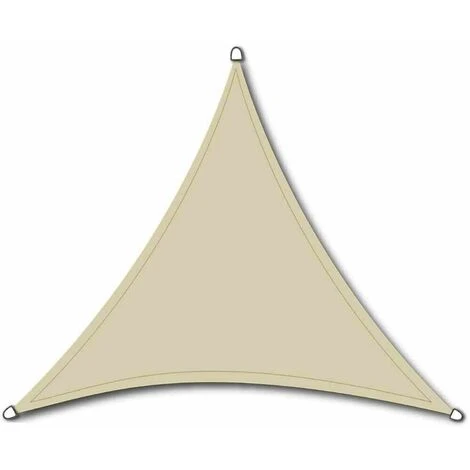 SIENA GARDEN Solino Sonnensegel Ecru 180g/m² HDPE, 3-eckig, 5x5x5m 3 SIENA GARDEN Solino Sonnensegel Ecru 180g/m² HDPE, 3-eckig, 5x5x5m