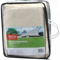 SIENA GARDEN Solino Sonnensegel Ecru 180g/m² HDPE, 3-eckig, 5x5x5m 9 SIENA GARDEN Solino Sonnensegel Ecru 180g/m² HDPE, 3-eckig, 5x5x5m -SIENA GARDEN Shop 45811459 3