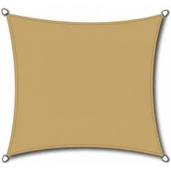 SIENA GARDEN Solino Sonnensegel Sand 180g/m² HDPE, Quadratisch, 3,6x3,6m