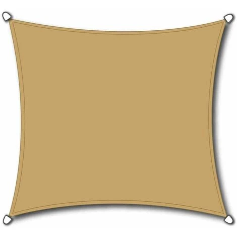 SIENA GARDEN Solino Sonnensegel Sand 180g/m² HDPE, Quadratisch, 3,6x3,6m 3 SIENA GARDEN Solino Sonnensegel Sand 180g/m² HDPE, Quadratisch, 3,6x3,6m