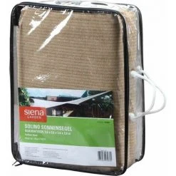 SIENA GARDEN Solino Sonnensegel Sand 180g/m² HDPE, Quadratisch, 3,6x3,6m 9 SIENA GARDEN Solino Sonnensegel Sand 180g/m² HDPE, Quadratisch, 3,6x3,6m -SIENA GARDEN Shop 45811460 3
