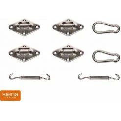 SIENA GARDEN Solino Zubehör Set Für Quadratische Sonnensegel 5 SIENA GARDEN Solino Zubehör Set Für Quadratische Sonnensegel -SIENA GARDEN Shop 45811464 2