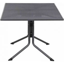 SIENA GARDEN Elda Plus Dining Tisch 140x90x71 Cm Gestell Stahl Eisengrau, Tischplatte Streckmetall Eisengrau -SIENA GARDEN Shop 50273197 3