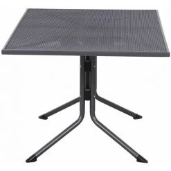 SIENA GARDEN Elda Plus Dining Tisch 140x90x71 Cm Gestell Stahl Eisengrau, Tischplatte Streckmetall Eisengrau -SIENA GARDEN Shop 50273197 5