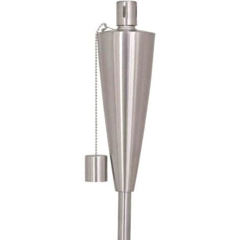 SIENA GARDEN Öllampe Fanny, Edelstahl, Durchmesser 7,2 X 115 Cm, Silber 3 SIENA GARDEN Öllampe Fanny, Edelstahl, Durchmesser 7,2 X 115 Cm, Silber