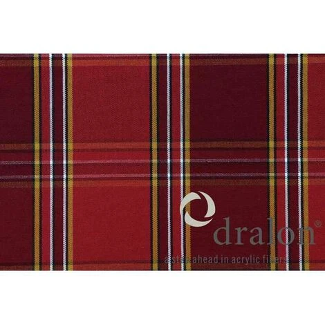 SIENA GARDEN Tarent Auflage Zu Sessel, 123 Cm, Karo Rot Bezug Aus 100% Acryl-Dralon 4 SIENA GARDEN Tarent Auflage Zu Sessel, 123 Cm, Karo Rot Bezug Aus 100% Acryl-Dralon – Bild 2