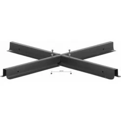 SIENA GARDEN Stahlkreuz Für Schirme Schwarz