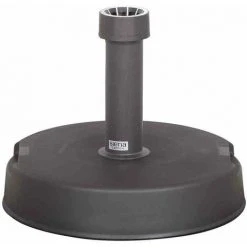 SIENA GARDEN Betonständer 30 Kg Rund, Anthrazit Kunststoffrohr 21-54 Mm, Mit Handmulden