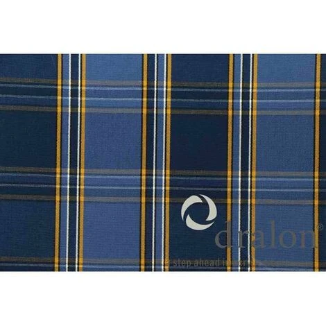 SIENA GARDEN Tarent Auflage Zu Sessel, 100 Cm, Karo Blau Bezug Aus 100% Acryl-Dralon, Dessin 254 4 SIENA GARDEN Tarent Auflage Zu Sessel, 100 Cm, Karo Blau Bezug Aus 100% Acryl-Dralon, Dessin 254 – Bild 2