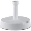 SIENA GARDEN Betonständer 30 Kg Rund, Weiß Kunststoffrohr 19-54 Mm, Mit Handmulden -SIENA GARDEN Shop 50329259 1