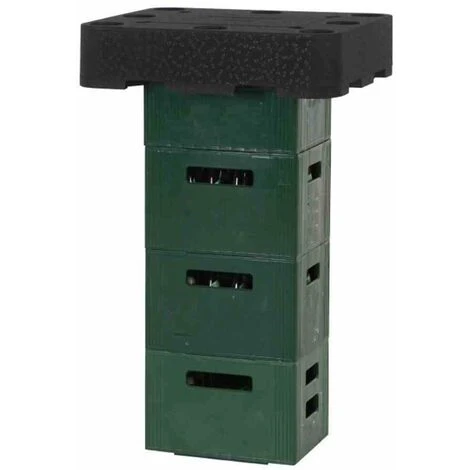 SIENA GARDEN Getränkekisten-Aufsatz Biertisch / Bierlounge, EPP Schwarz Mit Deckel 3 SIENA GARDEN Getränkekisten-Aufsatz Biertisch / Bierlounge, EPP Schwarz Mit Deckel