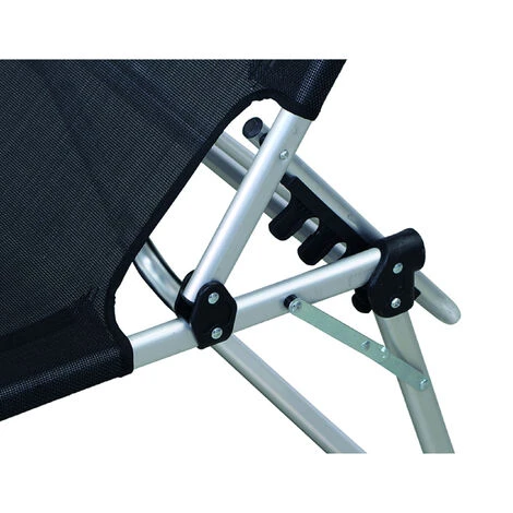 Siena Garden Sole Sonnenliege Aluminium Silber Mit Textilbezug Schwarz 357891 Klappliege 5 Siena Garden Sole Sonnenliege Aluminium Silber Mit Textilbezug Schwarz 357891 Klappliege – Bild 3